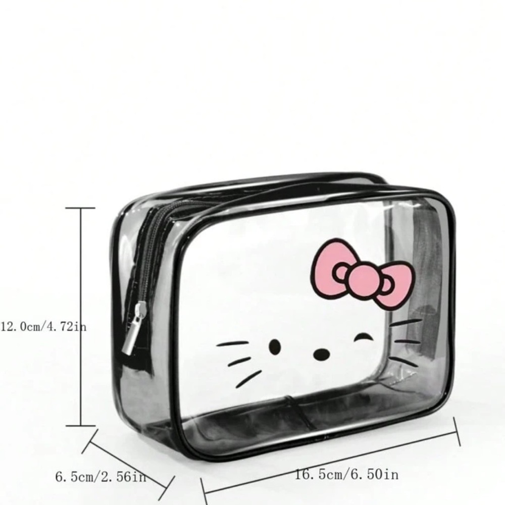 💗Sanrio Hello Kitty Clear Cosmetic Bag💗 - Picture 3 of 5